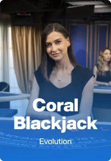 Coral Blackjack game tile